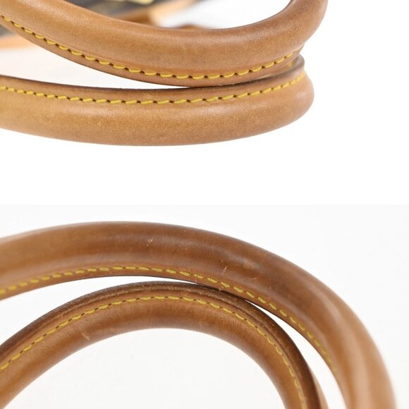 LOUIS VUITTON LV Logo Deauville Hand Bag Monogram Leather Brown M47270 75TA001 - Picture 8 of 16